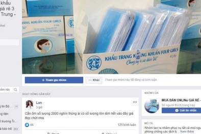 Cảnh giác với thông tin bán khẩu trang trên mạng xã hội