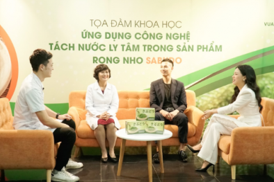 Ứng dụng thành công rong nho tách nước ly tâm tại Việt Nam