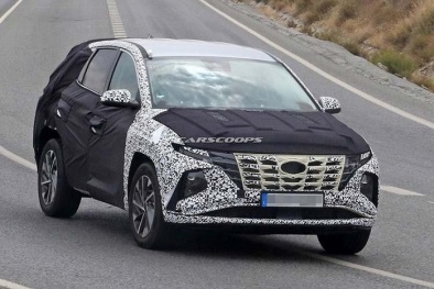 Diện mạo sắc sảo của Hyundai Santa Fe 2021 trước ngày ra mắt khiến dân tình mãn nhãn