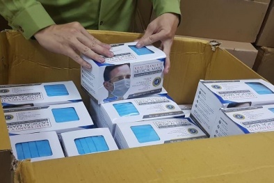 Thu giữ 800.000 khẩu trang y tế kém chất lượng có xuất xứ từ Trung Quốc