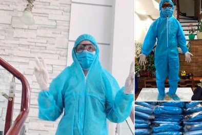 Cảnh báo chất lượng quần áo chống dịch COVID-19 được bán trên mạng