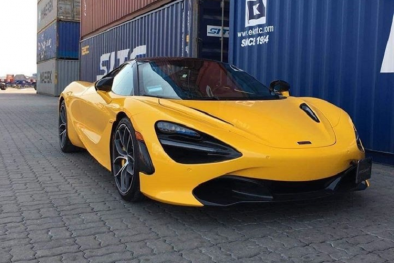 'Mãn nhãn' với McLaren 720S Spider màu độc hơn 23 tỷ đồng vừa về Việt Nam