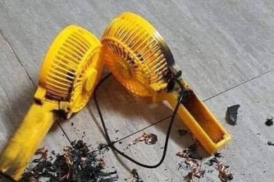 Quạt mini giá rẻ: Cẩn trọng với nguy cơ cháy nổ