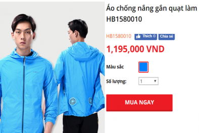 Áo chống nắng có gắn điều hòa đắt hàng