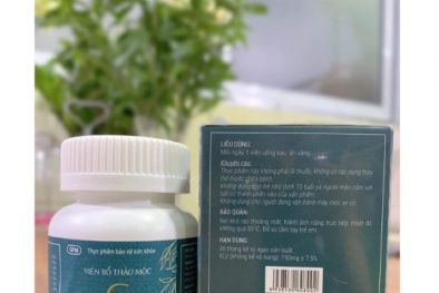 Viên bổ thảo mộc G Star lưu hành trên thị trường có dấu hiệu giả mạo