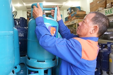 Từ hôm nay giá gas tăng
