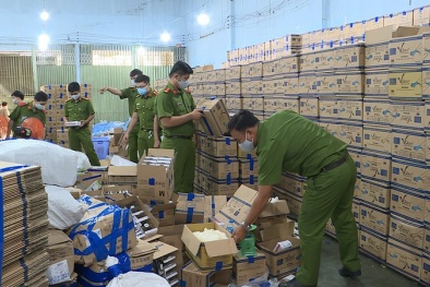 Thu giữ hơn hai triệu khẩu trang y tế giả