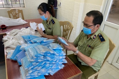 Tịch thu 7.000 chiếc khẩu trang không rõ nguồn gốc tại Phú Yên