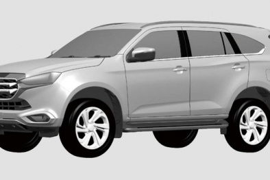Lộ diện bản vẽ phác thảo của Isuzu mu-X thế hệ mới: Thiết kế được thay đổi hàng loạt