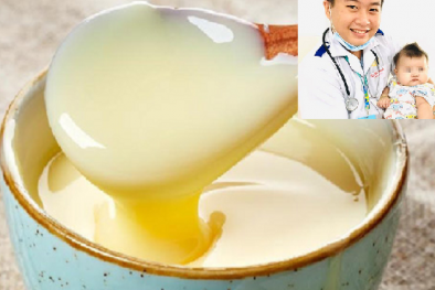 Sai lầm nghiêm trọng khi lạm dụng sữa đặc có đường cho trẻ nhỏ