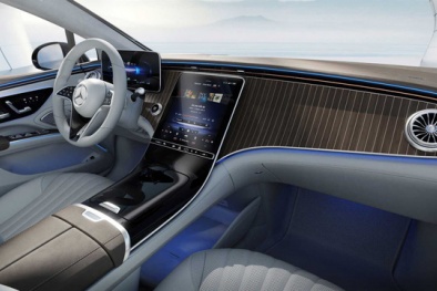 Chiêm ngưỡng nội thất siêu sang trang bị công nghệ hiện đại bên trong chiếc Mercedes EQS