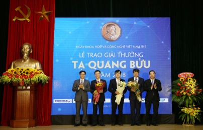 Trao Giải thưởng Tạ Quang Bửu 2018 cho ba nhà khoa học xuất sắc