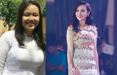 Không thể tin nổi cô nàng nặng 90kg này lại chính là Hoa khôi Duyên dáng Ngoại Thương 2018