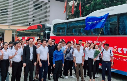 Lễ xuất quân Hành trình 'Tôi yêu Tổ quốc tôi' 2018