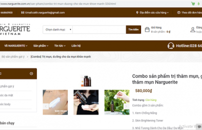 Công ty TNHH Narguerite 'thổi phồng' công dụng sản phẩm, gây hiểu lầm cho khách hàng