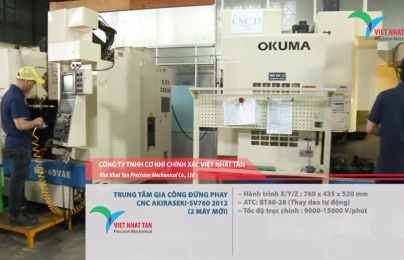 Chương trình 712: Cơ khí Chính xác Việt Nhật Tân áp dụng LEAN-ERP trong sản xuất
