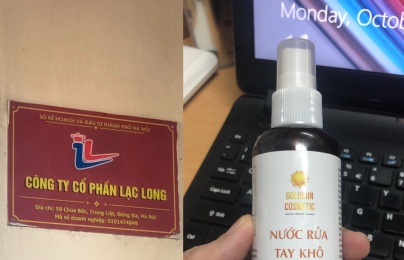 Công ty Cổ phần Lạc Long - nhà sản xuất sản phẩm nước rửa tay Golden Sun Cosmetic có dấu hiệu vi phạm pháp luật?