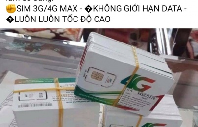 Cảnh giác trò lừa đảo bán sim 4G 1 tỷ GB giá siêu rẻ