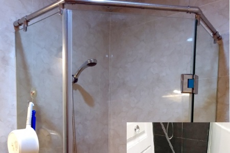 Thận trọng kẻo mang thương tích vì kính cường lực trong nhà tắm