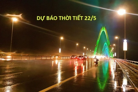 Dự báo thời tiết hôm nay 22/5: Hà Nội ngày nắng nóng, chiều và tối có mưa rào