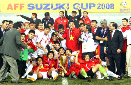 AFF Cup 2008 Chức vô địch lịch sử của bóng đá Việt Nam