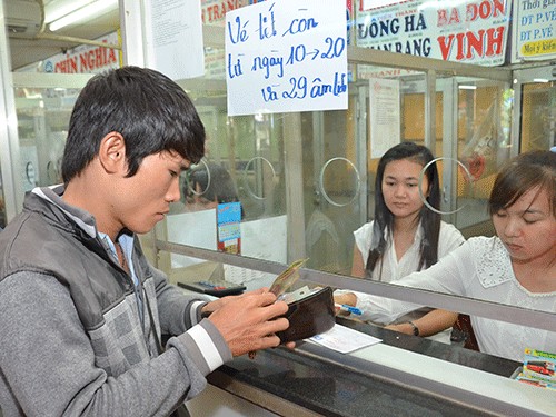 Vé xe tết: "Sốt" vé xe chất lượng cao