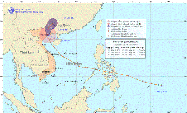 Tin mới nhất cơn bão số 14: Bão đổ bộ vào Hải Phòng, Quảng Ninh