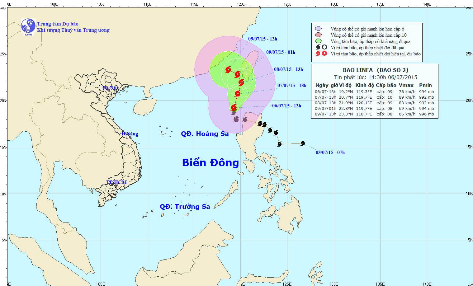 Tin mới nhất bão số 2- bão LIFA giật cấp 11 đang quần thảo biển Đông