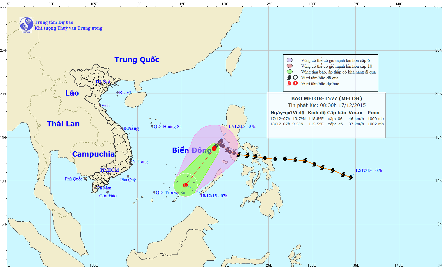 Tin bão mới nhất: 1 người mất tích trên đường chạy bão