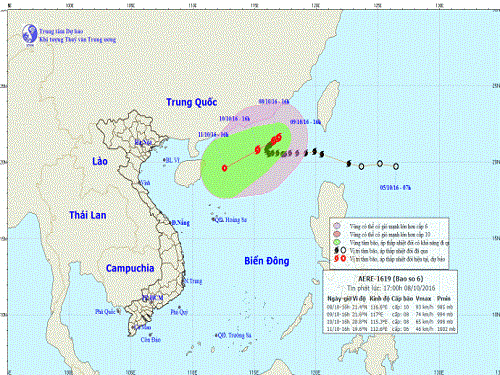 Tin bão mới nhất: Bão số 6 đổi hướng liên tục và ngày càng mạnh thêm