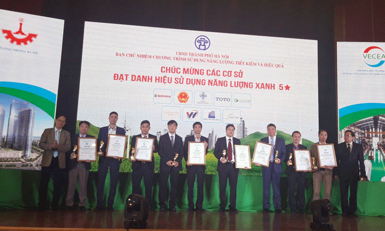 Sử dụng năng lượng tiết kiệm hiệu quả, 32 đơn vị nhận danh hiệu “Năng lượng Xanh 2019”