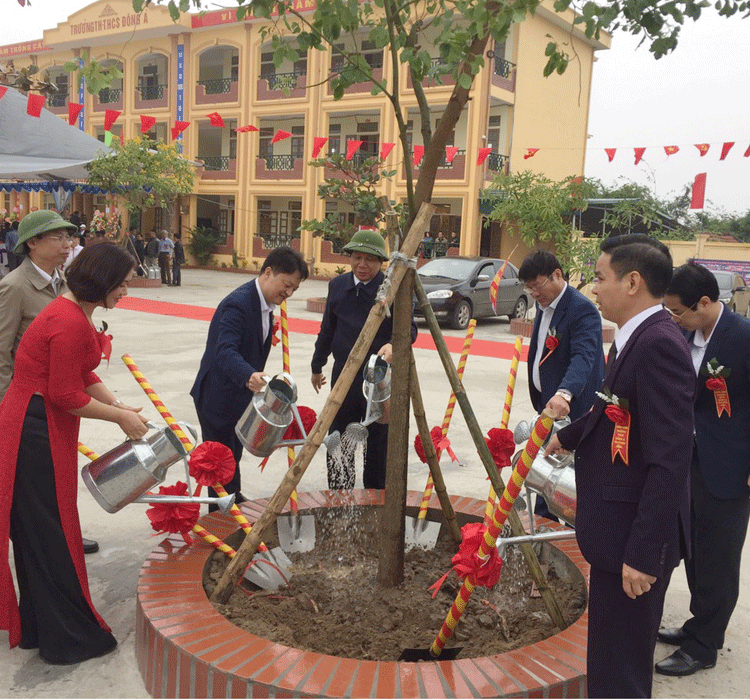 PV GAS tài trợ xây dựng Trường THCS Đông Á, Thái Bình