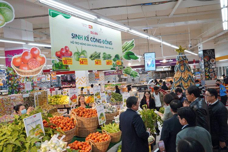 Dự án Sinh kế cộng đồng của Central Retail giúp tiêu thụ gần 800 tấn nông sản cho nông dân