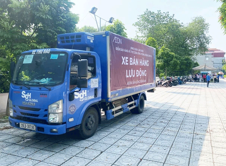 Hà Nội triển khai nhiều hình thức bán hàng lưu động trong thời gian giãn cách 