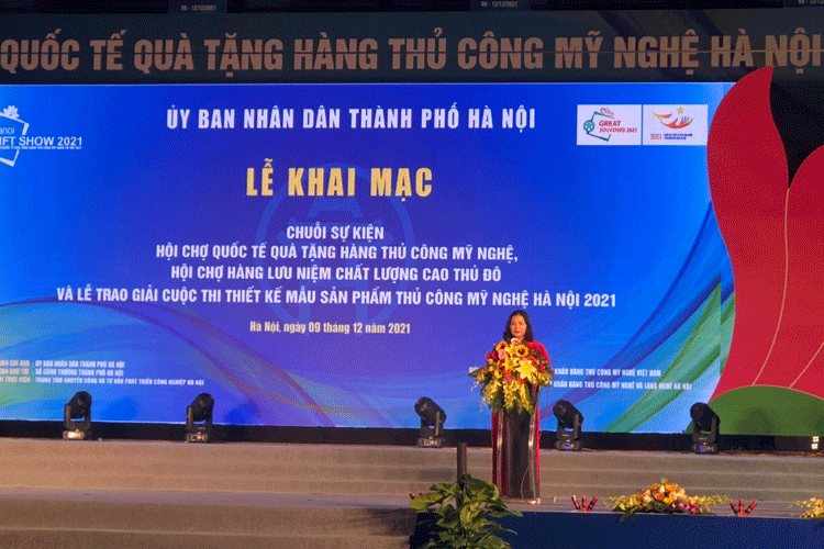 Hanoi Gift Show 2021- Kết nối, khám phá cơ hội hợp tác kinh doanh mới hàng thủ công mỹ nghệ