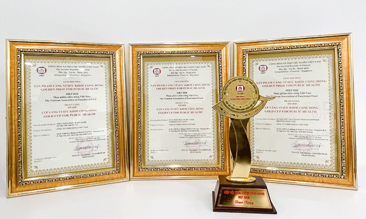 Amway Việt Nam lần thứ 9 nhận giải thưởng 'Sản phẩm vàng vì sức khoẻ cộng đồng'
