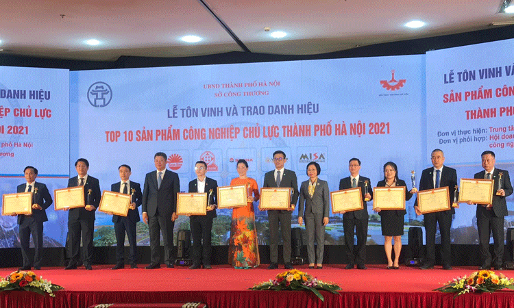 46 sản phẩm được công nhận ‘Sản phẩm công nghiệp chủ lực của Hà Nội’ năm 2021 