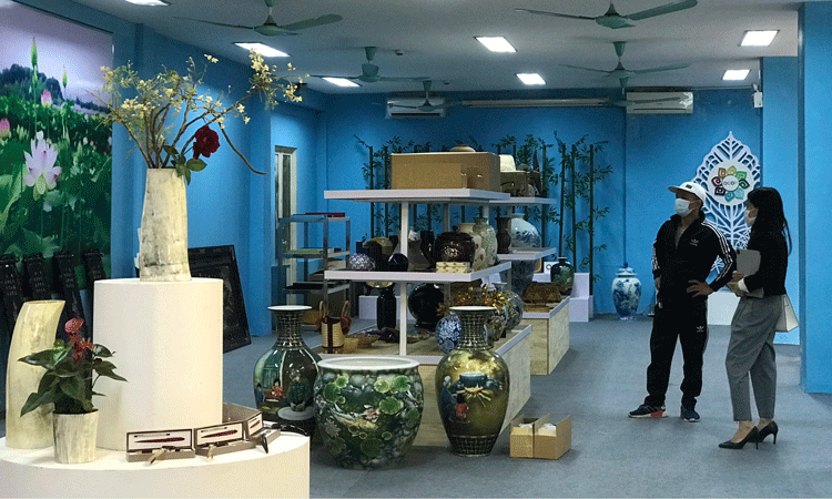 Kết nối mở rộng thị trường cho sản phẩm thủ công mỹ nghệ ngành mây tre đan- sừng mỹ nghệ 