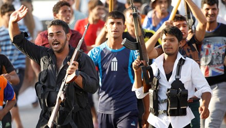 Các tình nguyện viên Iraq tham gia chiến dịch tấn công IS