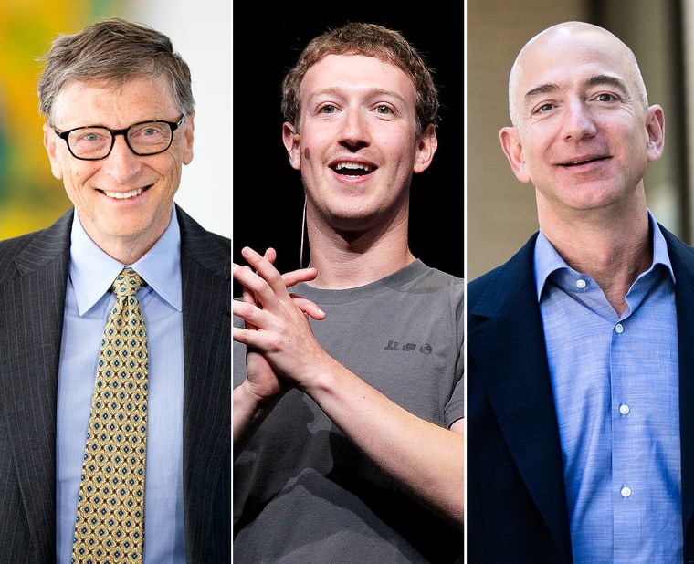 Xét về số tiền kiếm ra trong 1 ngày từ khi sinh ra, Mark Zuckerberg vượt cả Bill Gates và Jeff Bezos. Ảnh:Zetbradaily