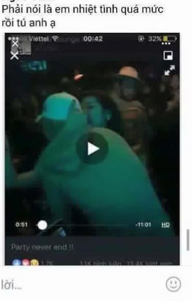 Đoạn cắt video Tú Anh liên tục ôm ấp Seung Ri trong quán bar được phát tán trên mạng