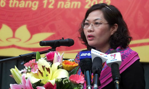bà Nguyễn Thị Hồng, phó thống đốc ngân hàng nhà nước