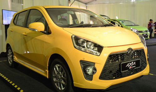 Perodua Axia giá từ 7.700 USD vừa ra mắt tại Malaysia.
