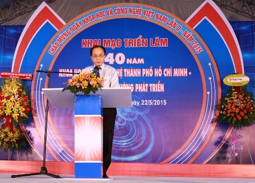 Phó Chủ tịch UBND Thành phố Lê Mạnh Hà khẳng định chính sách KH-CN tại TP.HCM có những bước đi đột phá, tiên phong, nhiều chính sách có thể xem là đầu tiên và duy nhất - Ảnh: Cao Minh.
