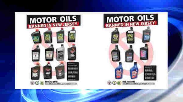 19 loại dầu động cơ kém chất lượng dán nhãn giả bị cấm sử dụng và lưu hành tại New Jersey