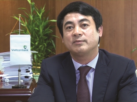 Chủ tịch HĐQT ngân hàng Vietcombank Nghiêm Xuân Thành. Ảnh: Thời báo ngân hàng