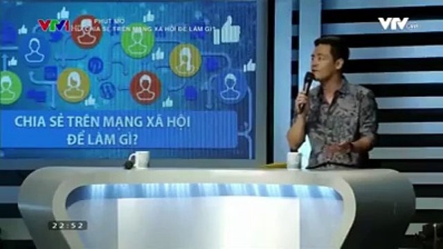 MC Phan Anh đối thoại trong chương trình '60 phút Mở'