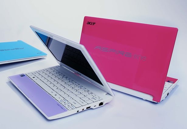 Aspire One Happy nhiều màu sắc lựa chọn trong top laptop giá rẻ