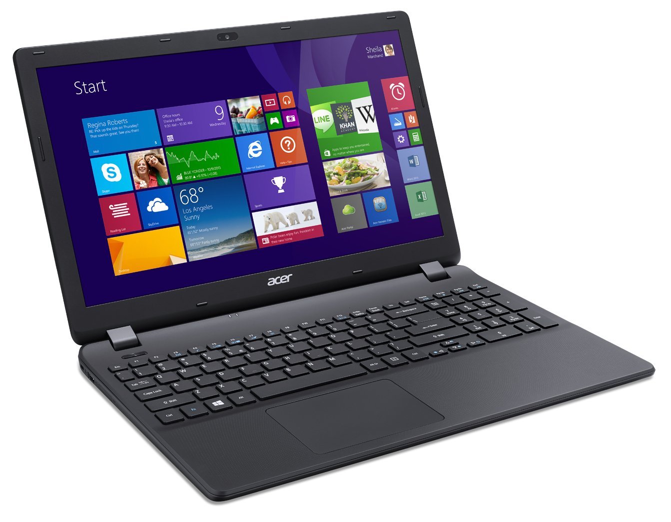 Acer Aspire ES1 411 N3540 kiểu dáng thanh mảnh ấn tượng trong dòng laptop giá rẻ