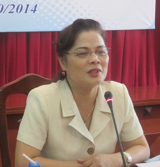Phó cục trưởng Cục Thông tin KH&CN quốc gia bà Lê Thị Khánh Vân kỳ vọng Biotechmart 2014 sẽ kết nối khả năng cung cầu